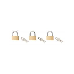Set 3 Lacate cu cheie BASIC, 30 mm, Serruprix