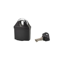 Lacat cu cheie ACERA 60 mm, toarta ascunsa, otel cimentat, Serruprix