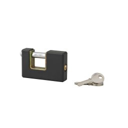Lacat cu cheie ACERA 75 mm, dreptunghiular, toarta otel cimentat, Serruprix