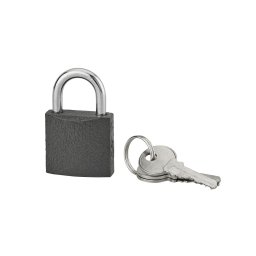 Lacat cu cheie ACERA 30 mm, toarta otel cimentat, Serruprix