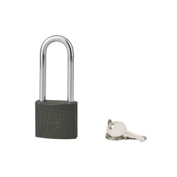 Lacat cu cheie ACERA 40 mm, toarta otel cimentat, semi-inalta, de 61 mm, Serruprix
