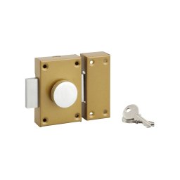 Incuietoare universala cu buton si cilindru, 40 mm, Serruprix