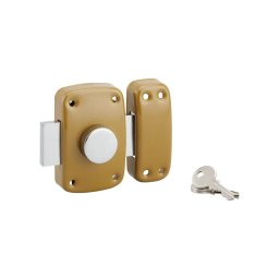 Incuietoare cu buton si cilindru, 45 mm, Serruprix