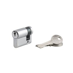 Butuc usa, profil european, 30 x 10 mm, 3 chei, finisaj nichelat, Serruprix