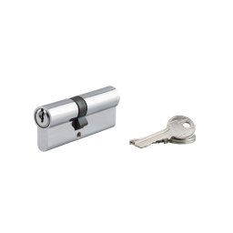 Butuc usa, profil european, 35 x 45 mm, 3 chei, finisaj nichelat, Serruprix