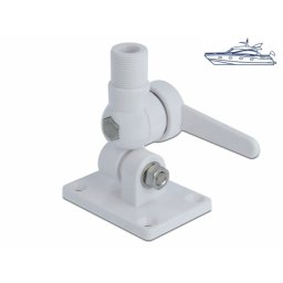 Suport / baza pentru antena radio maritima ABS Alb, Delock 12579