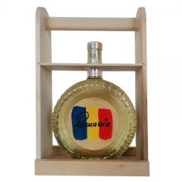 Plosca suport lemn 500 ml