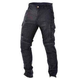 Blugi Moto cu Kevlar TRILOBITE ACID SCRAMBLER · Negru