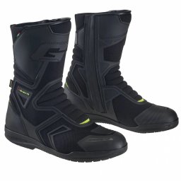 Ghete Moto GoreTex GAERNE G-HELIUM · Negru / Verde-Fluo