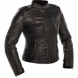 Geacă Moto Damă din Piele RICHA LAUSANNE · Negru