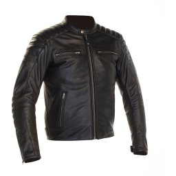 Geacă Moto din Piele RICHA DAYTONA 2 Mărimi Extra · Negru