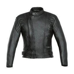 Geacă Moto din Piele SPEED UP BRONSON · Negru