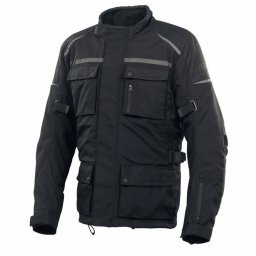 Geacă Moto din Textil GoreTex BERING ALIAS · Negru