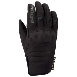 Mănuși Moto Damă din Piele & Textil GoreTex BERING LADY EKSEL · Negru