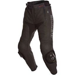 Pantaloni Moto din Piele & Textil BERING SLIDE-R · Negru