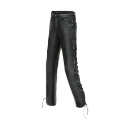 Pantaloni Moto din Piele SPEED UP CANYON · Negru
