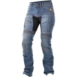 Blugi Moto Damă cu Kevlar TRILOBITE PARADO LADY · Albastru