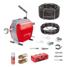 Rothenberger R600 Masina electrica desfundat canalizare cu accesorii 16+22 mm , cod 19173