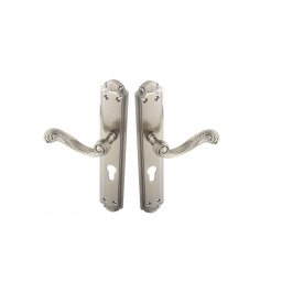 Manere usa interior antichizat cu placa, Kuchinox Retro bronz 90 mm KCS 415