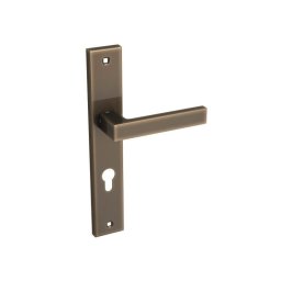 Maner usa interior cu placa bronz 72 mm cu placa seria Qubic