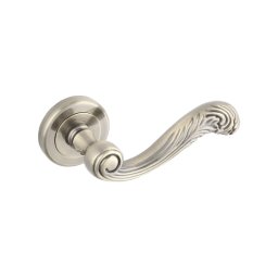 Manere pentru usi de interior antichizat Retro bronz tip rozeta KCS 400A