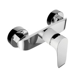 Baterie dus, fara set de dus, culoare alba crom, ALEA Laveo BLE 640D