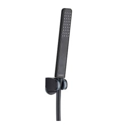 Set de dus negru cu para de mana, furtun si suport para Laveo Ares NKS 70AD
