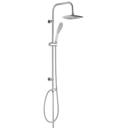 Coloana de dus cu para fixa superioara alba fara baterie Nuovo NBO_051K
