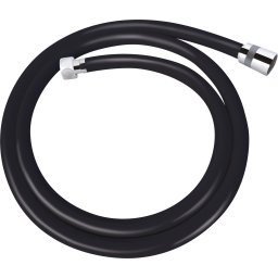 Furtun dus din silicon, antirasucire,150 cm, negru mat, Deante NDA B51W
