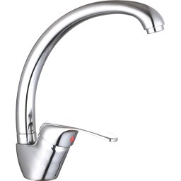 Baterie pentru chiuveta bucatarie, crom, tip lebada, INGA BKN 067 Kuchinox