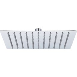 Para dus superioara fixa slim. patrata 25 x 25 cm, otel Laveo NLQ 0DAS