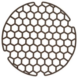 Suport tip covoras pentru cuva chiuveta din plastic culoare maro