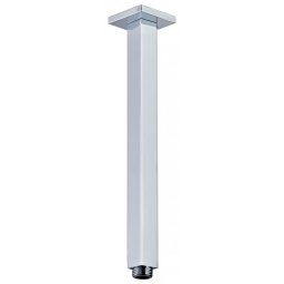 Brat pentru para de dus fixa superioara, canula, prindere tavan, 360 mm model patrat