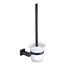 Suport cu perie WC, culoare negru mat
