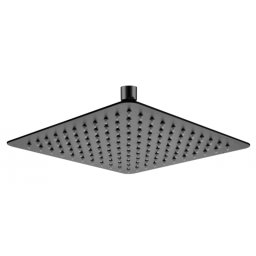 Para dus fixa superioara din inox ultra slim culoare negru mat patrata 30 * 30 cm