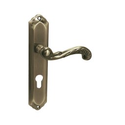 Manere usa de interior, antichizate culoare bronz, ax 72mm Kuchinox, KCR 412