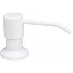 Dozator pentru sapun lichid, dispenser , alb granit, incastrabil 400 ml
