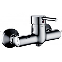 Baterie baie dus, fara set de dus, crom, monocomanda, maner rotund