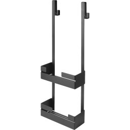 Raft pentru cabina de dus cu 2 polite, negru mat ADM N54K DEANTE