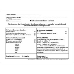 Fisa evaluare a riscului Carmeli