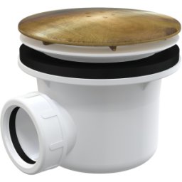 Sifon cadita Ã˜90 mm bronz antic Alcaplast