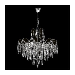 Lustră de cristal pe lanț 6xE27/60W/230V
