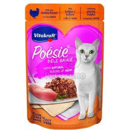 Vitakraft Poésie Déli Sauce cu curcan pentru pisici 85 g