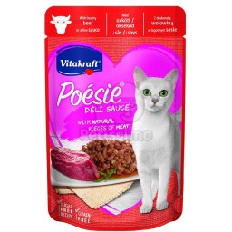 Vitakraft Poésie Déli Sauce cu vită pentru pisici 85 g