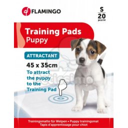 Covorase absorbante pentru câini Flamingo - Attractant S - 20 buc.