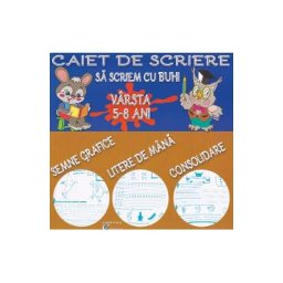 Sa scriem cu Buhi, caiet de scriere 5-8 ani - Daniel Costan