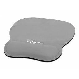 Mouse pad ergonomic cu suport pentru incheietura mainii Gri, Delock 12698
