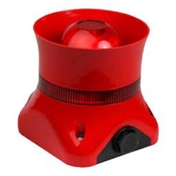 Sirena adresabila de EXTERIOR CU FLASH, CONTINE IZOLATOR DE BUCLA,VALKYRIE-ASBI-IP65