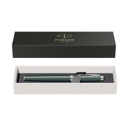Roller Parker IM Royal Premium verde cu accesorii cromate