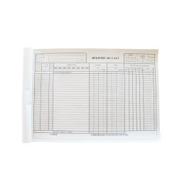 Registru de casa, format A4, orientare vedere, 100 file, model 1